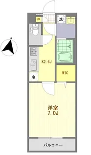 サビオ八王子【1階】の間取り