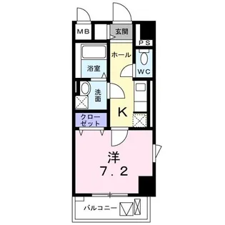 bonheur姫路栗山町【6階】の間取り