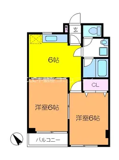 チェレステアルベロ【2階】の間取り
