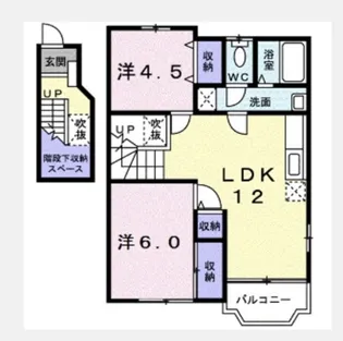 ミルキーウェイ(中依知)【0】【2階】の間取り