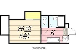 第二コーポ竹泉【2階】の間取り