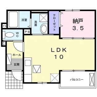 サンセール ヤマビコ【2階】の間取り