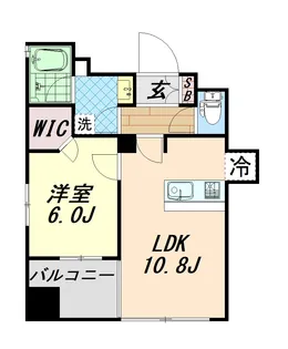 ウィルローズ日本橋浜町【2階】の間取り