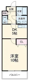 クレアトゥールI【3階】の間取り