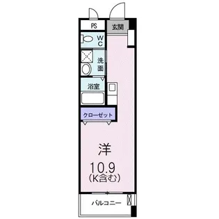 エレガンテ とまり【2階】の間取り