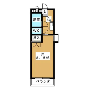 メゾンみゆき【2階】の間取り