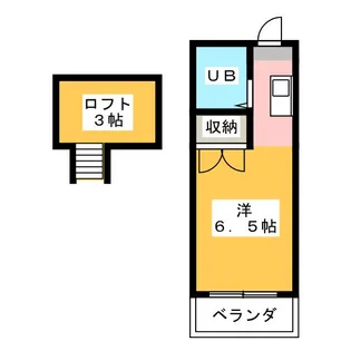 メゾン東静岡【2階】の間取り