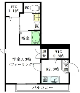 Maison Nakano II【2階】の間取り