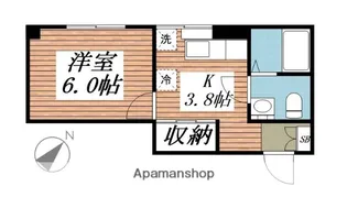グレイス前原【1階】の間取り