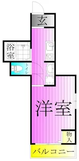 ワコー五反野マンション【5階】の間取り