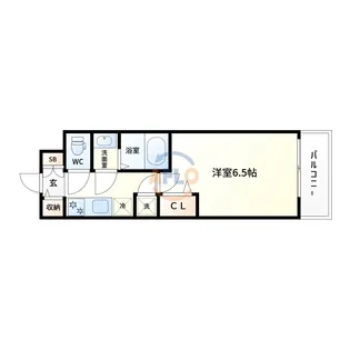 ベイサイドパークOSAKAノースレジデンシス【2階】の間取り