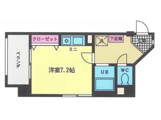 ハートピア鍛冶町【2階】の間取り
