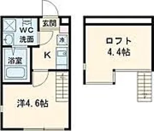 クレスト小岩【1階】の間取り