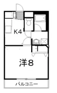 ハイコンスビル4【3階】の間取り