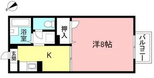 パラディーゾ【1階】の間取り