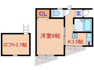 Cherisier【2階】の間取り