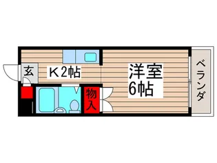 第一今井ビル1-3【3階】の間取り