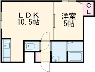 CIGAL京町(シーゲル京町)【2階】の間取り