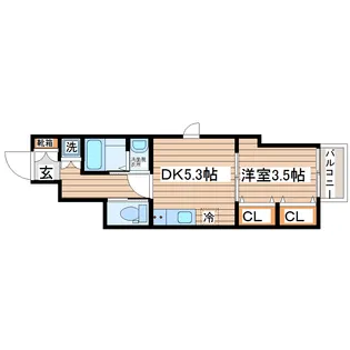 Astareeva【1階】の間取り