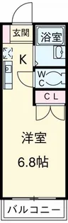 デューン仙川【2階】の間取り