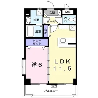 レジデンス 林【3階】の間取り