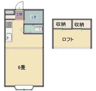 ジュネスクリエイトI【2階】の間取り