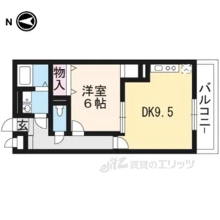 カサレリア【3階】の間取り