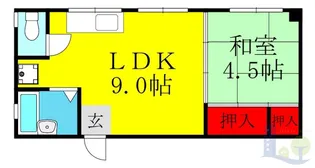 池美マンション【2階】の間取り