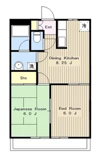 グリーンフィールド石阪【2階】の間取り