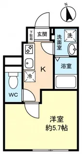 ノーム緑が丘【1階】の間取り