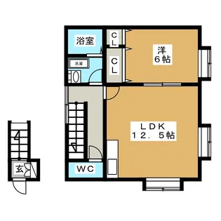 メゾンワルツ【2階】の間取り