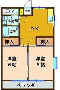 フレール【2階】の間取り