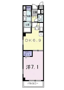サニーヴィラ西新井【1階】の間取り