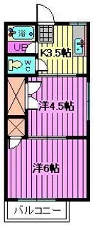 ハイツオグラ【2階】の間取り