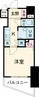 ステージファースト三軒茶屋【6階】の間取り