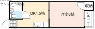 クオーレ成育【3階】の間取り