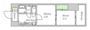 プランドール新大阪【3階】の間取り