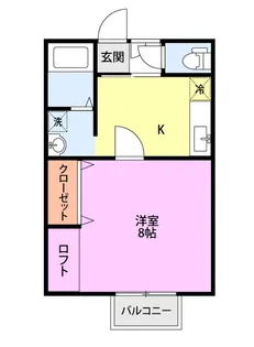 コートピュア【1階】の間取り