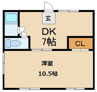 ロイヤルハイツ香里【3階】の間取り