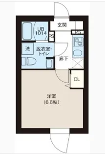 レピュア町屋レジデンスII【1階】の間取り