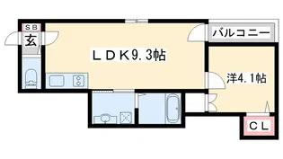 アンドキートス【2階】の間取り