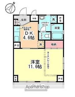 ヒルズ緑町【3階】の間取り