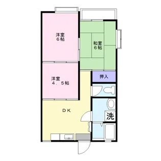 レインボー【2階】の間取り