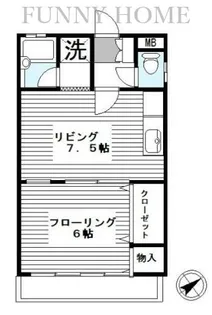 大野マンション【4階】の間取り