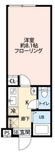 グランクオール東久留米【2階】の間取り