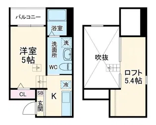 Casea(カセア)【1階】の間取り