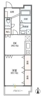 スタシオンウエスト【2階】の間取り