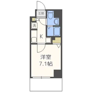M’プラザ長居駅前【10階】の間取り