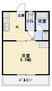 グローイングアオバ【2階】の間取り