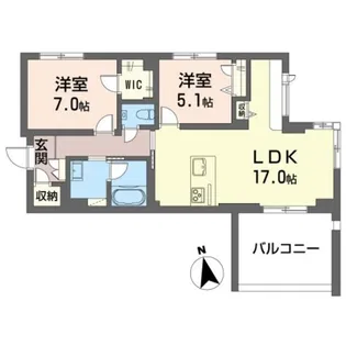 フォーシーズン南多摩【2階】の間取り